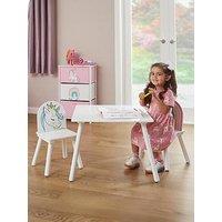 Liberty House Kids Unicorn Table And Two Chairs Set