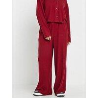 Pixiegirl Petite Wide Leg Trouser - Red