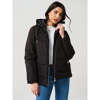 Jdy Short Padded Jacket - Black