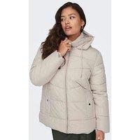 Jdy Short Padded Coat - Cream