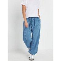 Pixiegirl Petite Seam Detail Cuff Trouser - Blue