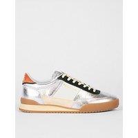 Ps Paul Smith Dover Silver Trainers - Silver/Red
