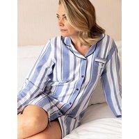 Cyberjammies Alpes Blue Stripe L/Slv Nightshirt