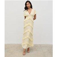 Pretty Lavish Tamsin Ruffle Chiffon Dress