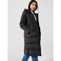 Only Montana Long Puffer Jacket - Black