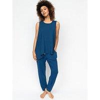 Cyberjammies Harriet Teal Blue Jersey Bus Relaxed Vest