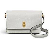 Radley Threadneedle Street Faux Lizard Small Flapover Crossbody - Beige