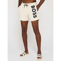 Boss Octopus Swim Shorts - Off White