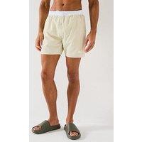 Boss Starfish Swim Shorts - Beige/White