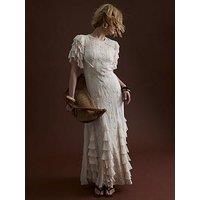 River Island Ruffle Embellished Maxi - Light Pink
