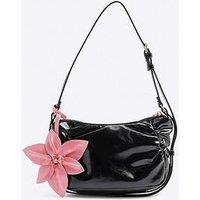 River Island Bean Shoulder Bag - Black