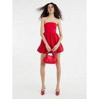 River Island Bandeau Mini Prom Dress - Red