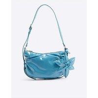River Island Bean Shoulder Bag - Medium Blue