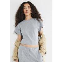 River Island Long Sleeve Seam Detail Top - Grey