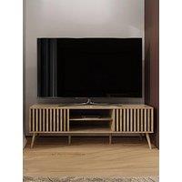 Gfw Rowen Tv Unit - Fits Up To 55 Inch Tv - Oak/Black
