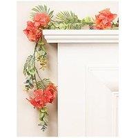 Scottish Everlastings 140Cm Artificial Tropical Coral Garland (Pack Of 2)