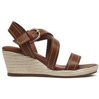 Radley Lavender Road Midi Wedge Sandals - Dark Brown