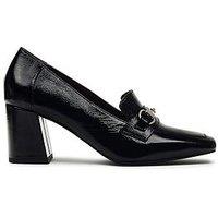 Radley Burlington Mews Heeled Saddle Loafer Black
