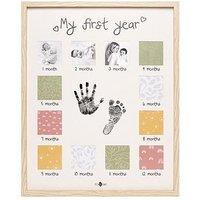 Petit Artichaut My First Year Baby And Family Gift And Frame