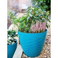 La Hacienda Windermere Planter - Teal (38Cm)