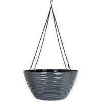 La Hacienda Windermere Charcoal Hanging Basket (35Cm)