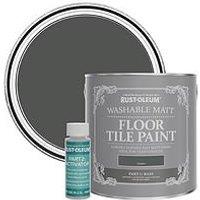 Rust-Oleum Floor Tile Paint Graphite Matt 2.5L