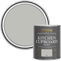 Rust-Oleum Washable Satin Finish Kitchen Cupboard Paint In Flint - 750 Ml Tin