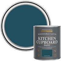 Rust-Oleum Kitchen Cupboard Paint Commodore Blue Satin 750Ml