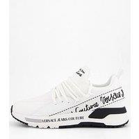 Versace Jeans Couture Knitted Trainers - White