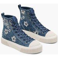 Marc Jacobs The Daisy High Top Sneakers - Blue
