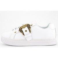 Versace Jeans Couture Buckle Detail Sneakers - White