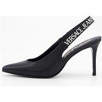 Versace Jeans Couture Scarlett Sling Back Pumps - Black