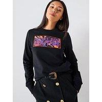 Versace Jeans Couture Crew Neck Sweatshirt - Black