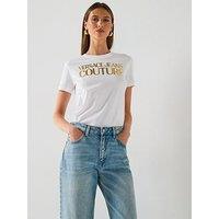 Versace Jeans Couture Large Logo T-Shirt - White