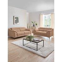 Very Home Livorno 3 + 2 Seater Fabric Sofa Set (Buy & Save!)