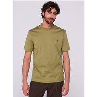 Boss C-Taut 01 Regular Fit Nickel Bb Logo T-Shirt- Medium Green