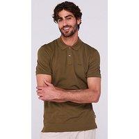 Boss Pallas Regular Cotton Pique Polo Shirt - Green
