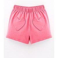 Mini V By Very Girls Stripe Heart Pocket Short - Pink