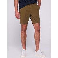 Boss H-Slice Slim Fit Chino Shorts - Dark Green