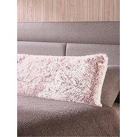 Very Home Long Hair Bolster Pillow - Pink