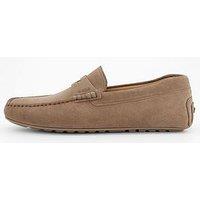 Boss Noel Suede Moccasins - Medium Beige