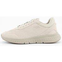 Boss C Ttnm Suede Running Trainers - Light Beige