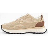 Boss Jonah Running Trainers - Open Beige