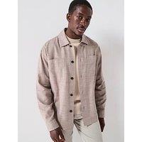 Selected Homme Henry Relaxed Fit Overshirt - Sand Mix