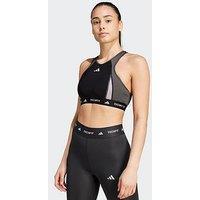 Adidas Women'S Techfit Medium Support Bra - Black