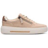 Clarks Hollyhock Zip Trainer - Pink