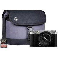 Fujifilm X-M5 Camera Kit Inc Xc 15-45Mm Lens, Sandisk 128Gb Extreme Pro Sdxc Card And System Bag - Silver