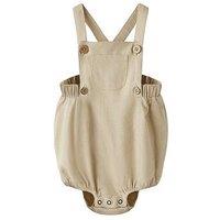 Lil Atelier Baby Boys Shorty Dungaree - Irish Cream