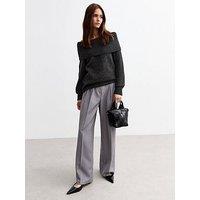 New Look Grey Wide Leg Trousers
