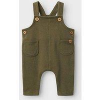 Lil Atelier Baby Boys Jersey Dungaree - Kalamata